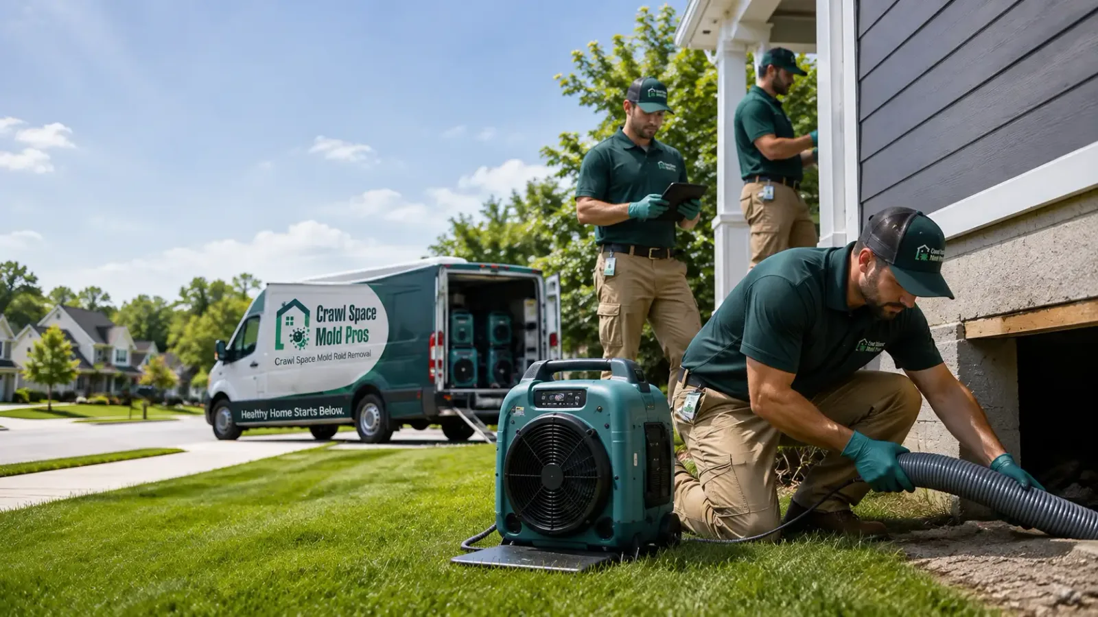 Crawl Space Mold Removal in Rockton, PA